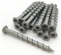 Шуруп для пенобетона Крепстор 8х80 GS 08080 потайная голова TORX цинк, 5 шт. 4665317064624