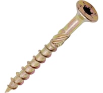 Саморез конструкционный ARNO INDUSTRIES 8х160 3 шт.. для соединения деревянных конструкций потайная головка шлиц Torx желтое цинковое покрытие AB9108016064007