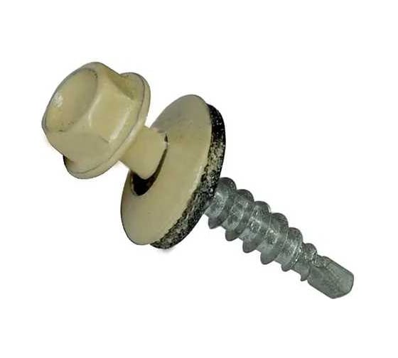 Саморез кровельный ARNO INDUSTRIES 4,8х35 1кг. для крепления кровельных материалов RAL1014 слоновая кость AB530480351B20Ф