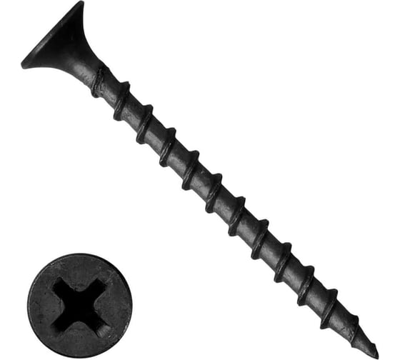 Саморез ARNO INDUSTRIES 8х89 мм 1кг. для крепления гипсокартона к деревянному каркасу 4, крупная резьба фосфатированное покрытие AB1104808910R88