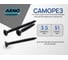Саморез ARNO INDUSTRIES 3,5х51 мм 1кг для крепления гипсокартона исполнение 2 крупная резьба РФ AB1103505111N01 2