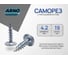 Саморез ARNO INDUSTRIES 4,2х19 мм 1кг с прессшайбой для крепления листового металла и тонколистовых материалов острый оцинкованная сталь C AB3304201937668 2