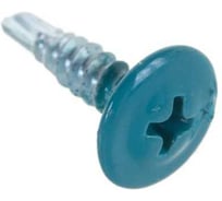 Саморез ARNO INDUSTRIES 4,2х32 1кг. с прессшайбой со сверлом для крепления листового металла RAL5021 окрашенный AB350420325K907