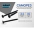 Саморез ARNO INDUSTRIES 3,5х35 мм 1кг для крепления гипсокартона крупная резьба фосфатированное AB1103503511B98 2