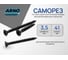 Саморез ARNO INDUSTRIES по 3,5х41 1кг гипсокартону для крепления гипсокартона к профилю крупная резьба фосфатированное AB1103504115D98 2