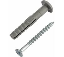 Дюбель ARNO INDUSTRIES НП 6х80 мм 60 шт. с шурупом гриб для крепления в стене AG1500608062D40