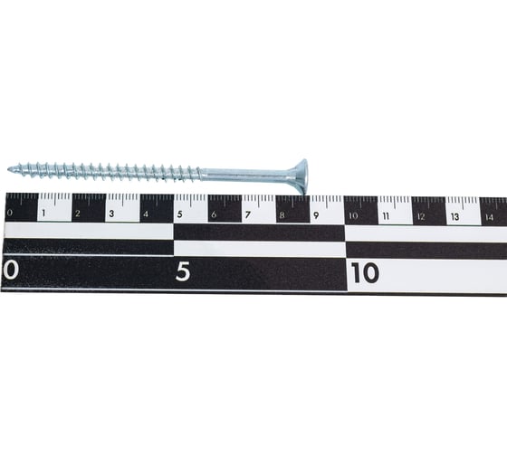 Шуруп для дерева Bohrer 6x90, универ., белый, 150 шт. SWZ-6х90-150