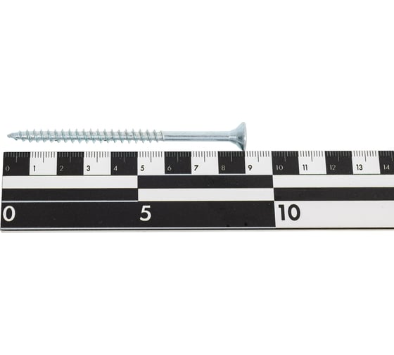 Шуруп для дерева Bohrer 6x90, универ., белый, 150 шт. SWZ-6х90-150