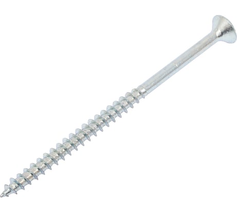 Шуруп для дерева Bohrer 6x100, универ., белый, 100 шт. SWZ-6х100-100
