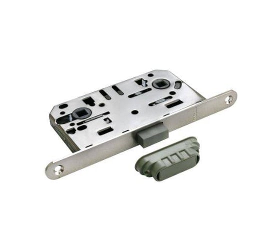 Защелка (замок) MORELLI для раздвижной системы TWICE M1885 SC с ответной планкой, магнитная, цвет - матовый хром 9012157