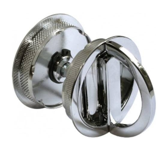 Комплект итальянских заверток MORELLI TWICE WC PC для системы TWICE, цвет - хром 9010318