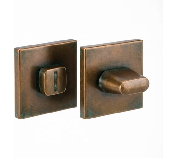 Завёртка сантехническая RUCETTI RAP WC SLIM-S AB на квадратной розетке 6 мм, цвет - античная бронза 9020345