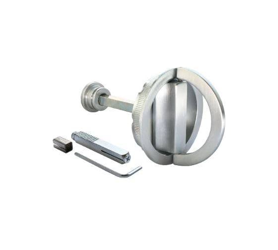 Комплект итальянских заверток MORELLI TWICE WC SC для системы TWICE, цвет - матовый хром 9010190