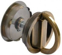 Комплект итальянских заверток MORELLI TWICE WC MAB для системы TWICE, цвет - античная бронза 9010319