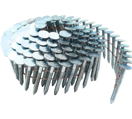 Гвоздь кровельный Пневмопарк оцинкованный с кольцевой(ершённый) накаткой 3,1*32 мм (0,96 тыс.шт) МР-652114