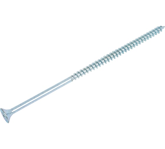 Шуруп для дерева Bohrer 5x120, универ., белый, 150 шт. SWZ-5х120-150