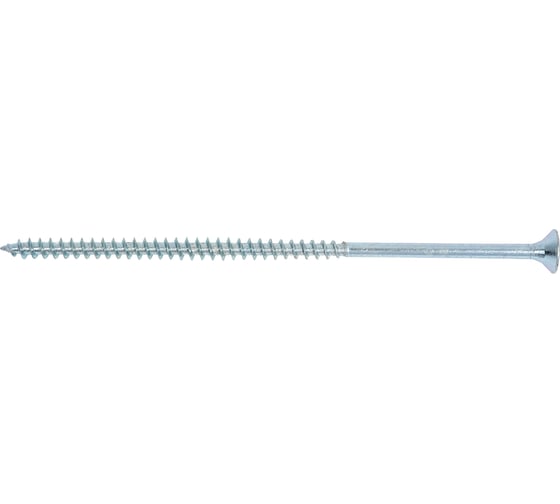 Шуруп для дерева Bohrer 5x120, универ., белый, 150 шт. SWZ-5х120-150