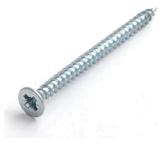 Шуруп для дерева Bohrer 4,5x30, универ., белый, 700 шт. SWZ-4,5х30-700