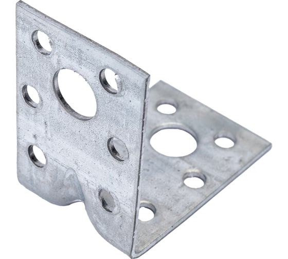 Усиленный уголок Bohrer оцинк., 50x50x35x1,5 мм 20 шт. KUU-50