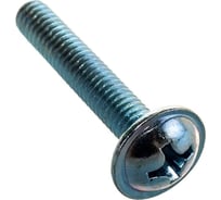 Винт ARNO INDUSTRIES 4х6 95 шт.. с полукруглой головкой и прессшайбой для крепления листовых материалов DIN 967 сталь оцинкованный AB7000400635G07