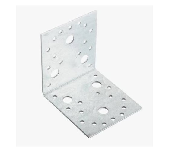 крепежный уголок ARNO INDUSTRIES 105х105х90 сталь оцинкованный для соединения и усиления конструкций 5 шт. AJJ010590232599