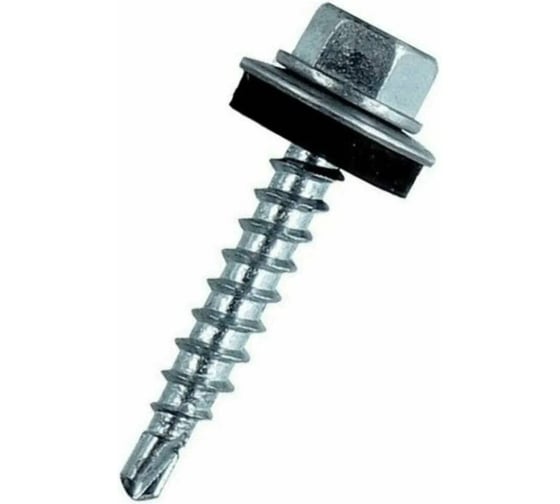 Саморез кровельный ARNO INDUSTRIES 5.5х38 65 шт. с шайбой для крепления кровельных материалов ST, оцинкованный AB5105503836098