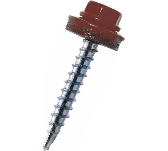 Саморез кровельный ARNO INDUSTRIES ARNO INDUSTRIES 4,8х35 мм 1кг.. для крепления кровельных материалов оксидно-красный RAL 3009 AB5304803539A98