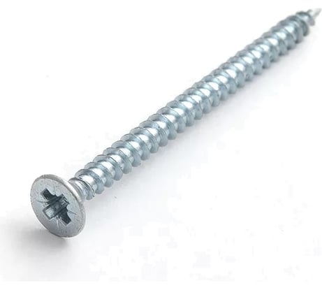 Шуруп для дерева Bohrer 3x25, универ., белый, 1000 шт. SWZ-3х25-1000