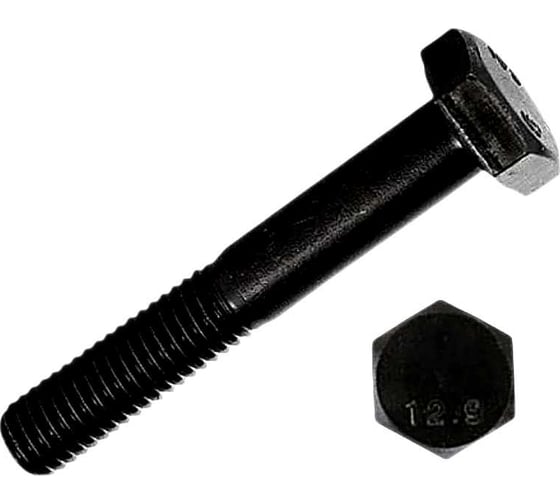 Болт высокопрочный 23 Болта М16х140 мм, DIN931, к.п.12.9 черный ,4 шт П0000024875ф4