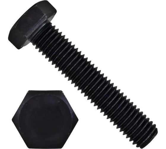 Болт высокопрочный 23 Болта 8х40 мм, DIN933, к.п.12.9 черный, 100шт. П0000023552ф100