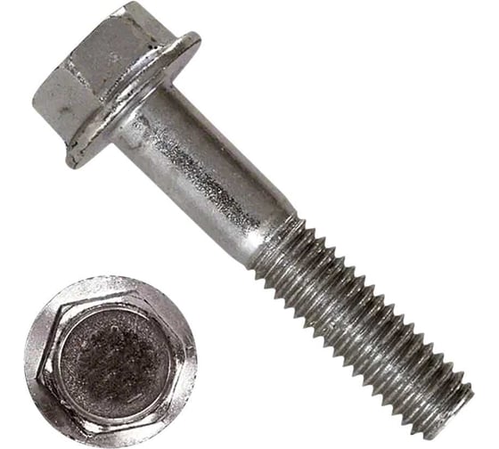 Болт 23 Болта М8х40 с фланцем к.п.8.8 ОЦ DIN6921, (100 шт.) УТ000009305ф100 1