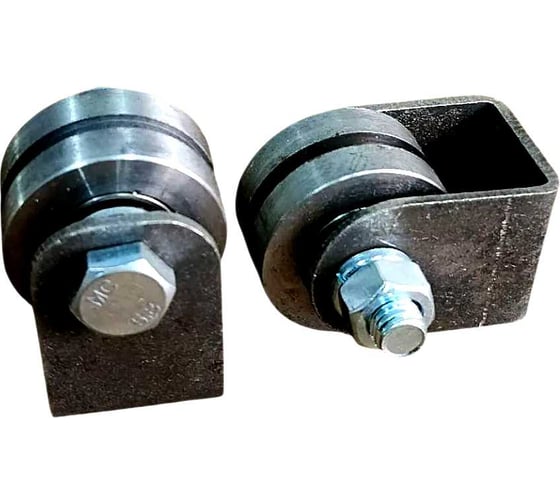 Ролик 23 Болта d50 мм на платформе под трубу 10*10, металл, Р3510 2 шт. 22260