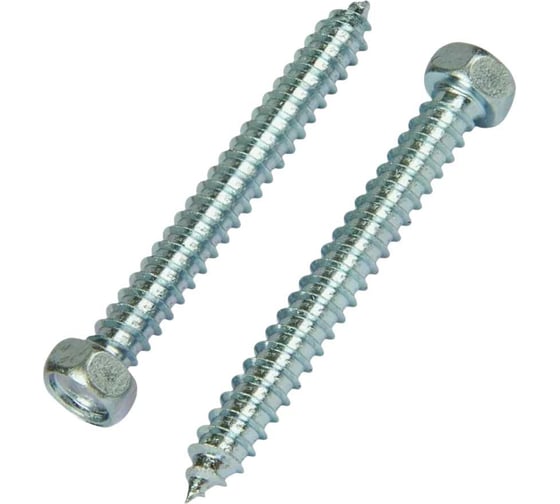 Саморез по металлу шестигранный 23 Болта 4,8х32 DIN7976 нерж, 10 шт шшн4832ф10