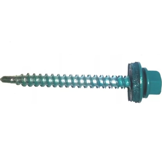 Кровельный саморез Bohrer ПРОМ 5,5x19, RAL 5021 морская волна, 5000 шт. SKRAL-5,5х19