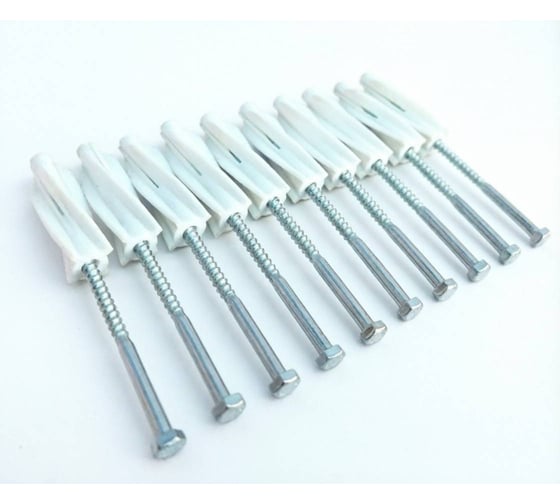 Шуруп глухарь 23 Болта 8х120 с дюбелем 14х80 для газобетона, 10 шт. B2L201408060100/B05000812032007