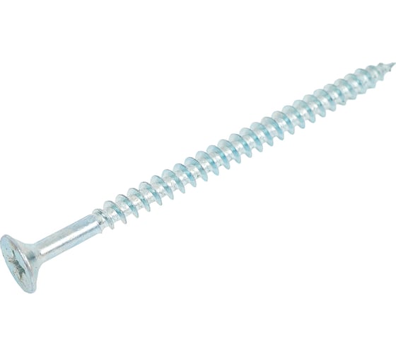 Шуруп для дерева Bohrer 4,5x70, универ., белый, 250 шт. SWZ-4,5х70-250