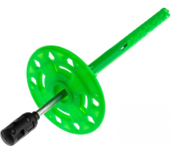 Дюбель для теплоизоляции INTERFIX ИЗТ 10*100 с металлическим гвоздем с термоголовой (1000шт) 18638