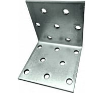 Крепежный уголок ARNO INDUSTRIES 40х40х40 мм 20 шт, равносторонний для соединения и усиления конструкций сталь оцинкованный AJR040040235199