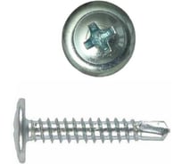 Саморез ARNO INDUSTRIES 4,2х13 мм 1кг, с прессшайбой со сверлом для крепления листового металла  цинк AB3104201336N98