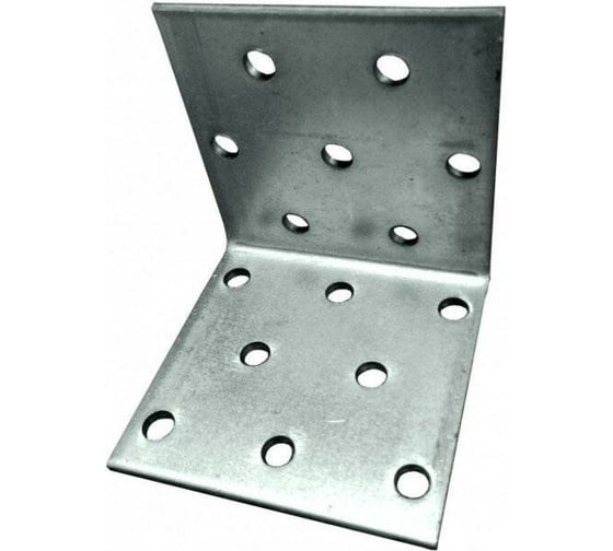 Крепежный уголок ARNO INDUSTRIES 60х60х40 мм 10 шт, равносторонний для соединения и усиления конструкций оцинкованная сталь AJR060040233599