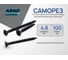 Саморез ARNO INDUSTRIES 4,8х100 мм 1кг для крепления гипсокартона крупная резьба фосфатированное AB1104810211N07 2
