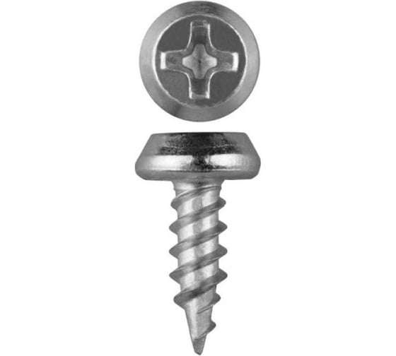 Саморез ARNO INDUSTRIES по 5х11 мм 110 шт, металлу острый для крепления металлических листов 3, цинковое покрытие ABF303511033L07 1