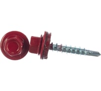 Саморез ARNO INDUSTRIES кровельный 5,5х19 1кг, для крепления профнастила и металлочерепицы  цвет RAL3005 винно-красный AB5305501935307