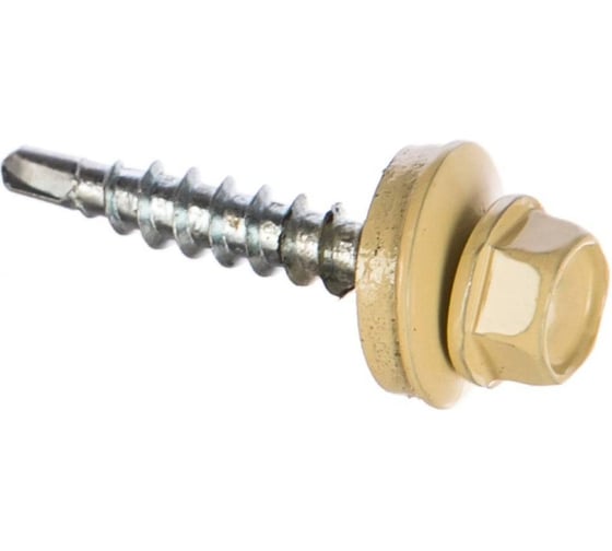 Саморез ARNO INDUSTRIES кровельный 4,8х50/51 1кг, для крепления кровельных материалов RAL1014 бежевый AB530480511B898