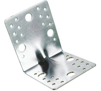 Уголок крепежный ARNO INDUSTRIES 90х90х65 5 шт, усиленный для соединения и усиления деревянных конструкций оцинкованная сталь AJW009065232099