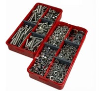 Набор органайзеров 23 Болта 2 в 1 болты гайки шайбы (М6) № 20 1000131/1000197