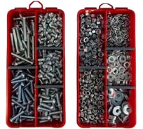 Набор органайзеров 23 Болта 2 в 1 винты гайки шайбы (М6) № 34 1000089/1000197