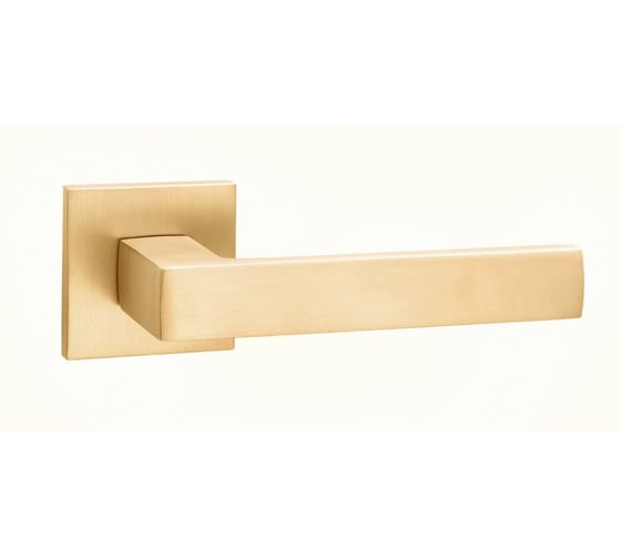 Ручка дверная TIXX Примула, золото матовое сатинированное TIXX 231-03 slim SSG