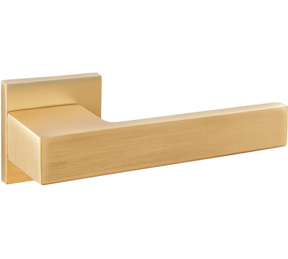 Ручка дверная TIXX Акация, золото матовое сатинированное TIXX 233-03 slim SSG