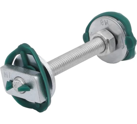 Шпилька монтажная ViEiR M8 с шайбами быстрого монтажа 3 шт для монтажного профиля и системы крепления VPG101